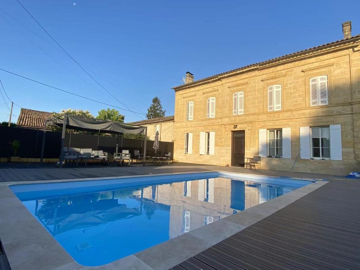 Maison De Maitre Gironde Saint-Philippe-d'Aiguille Bagian luar foto